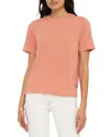 Sol Angeles Eco Slub Wide-hem Tee In Clay