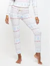 Sol Angeles Fair Isle Jogger In White