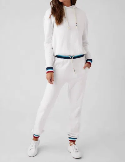Sol Angeles Flag Jogger Pants In White
