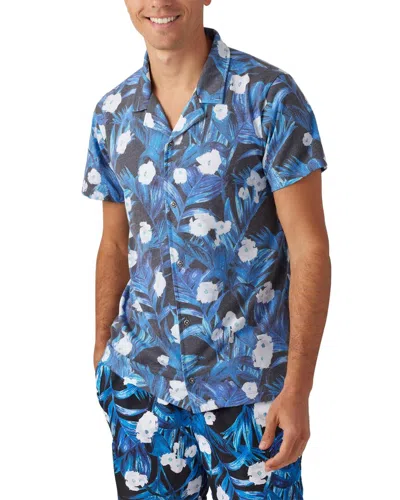 Sol Angeles Floral Cabana Shirt In Blue