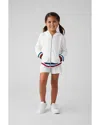 Sol Angeles Girls' Sol Flag Zip Hoodie - Little Kid, Big Kid In White