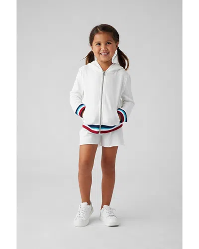 Sol Angeles Girls' Sol Flag Zip Hoodie - Little Kid, Big Kid In White