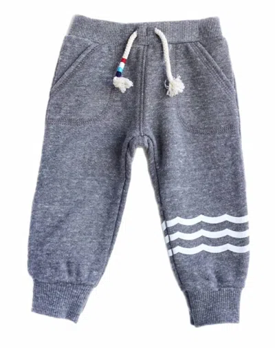 Sol Angeles Kid's Waves Jogger In Gray In Blue