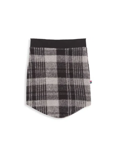 Sol Angeles Kids' Little Girl's & Girl's Plaid Skirt In Grey Plaid