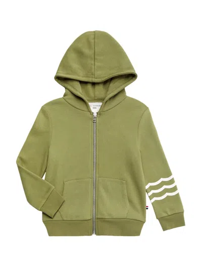 Sol Angeles Unisex Waves Zip Hoodie - Little Kid, Big Kid In Fatigue