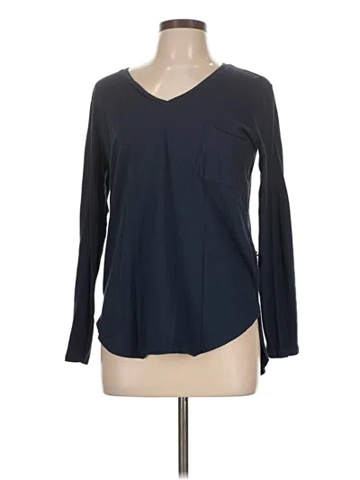 Pre-owned Sol Angeles Long Sleeve T-shirt In Blue