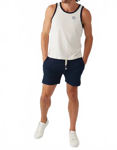 Sol Angeles Loop Terry Shorts In Indigo In White
