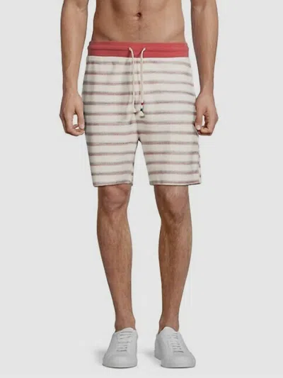 SOL ANGELES MEN'S BOUCLE SHORT IN NATURAL STRIPE