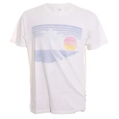 Sol Angeles Men's Horizon Crew Tee In White