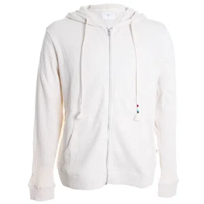 Sol Angeles Men's Marr Thermal Zip Hoodie In White