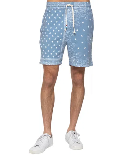 Sol Angeles Men's Patchwork Short In Blue
