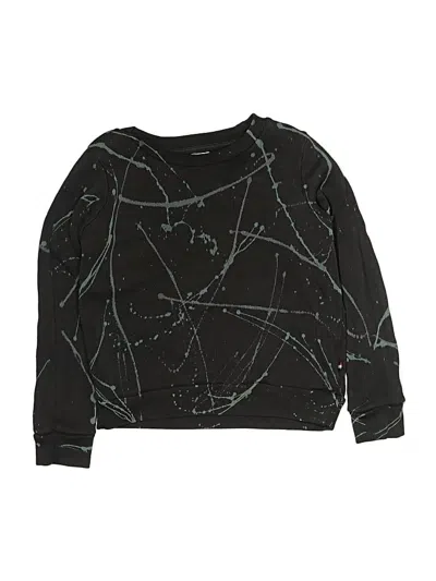 Pre-owned Sol Angeles Kids' Pullover Sweater In Black