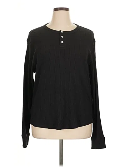 Pre-owned Sol Angeles Pullover Sweater In Black