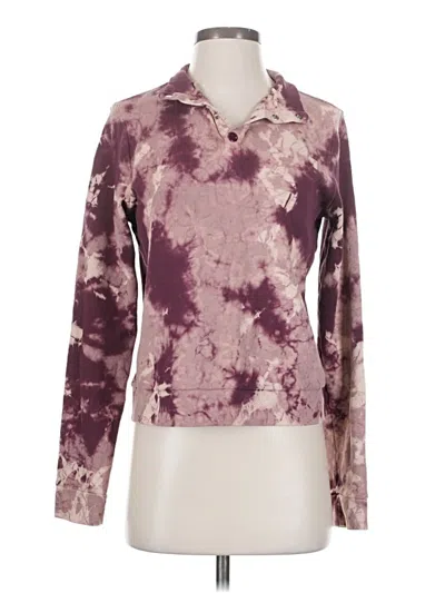 Pre-owned Sol Angeles Pullover Sweater In Purple