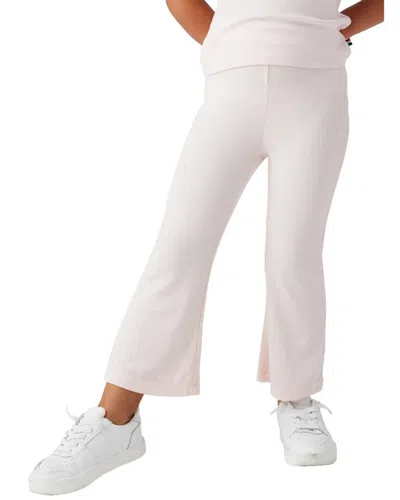 Sol Angeles Kids' Rib Flare Pant In Pink