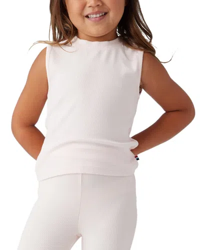 Sol Angeles Kids' Rib Tie Back Tank In Pink