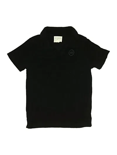 Pre-owned Sol Angeles Kids' Short Sleeve Polo Shirt In Black
