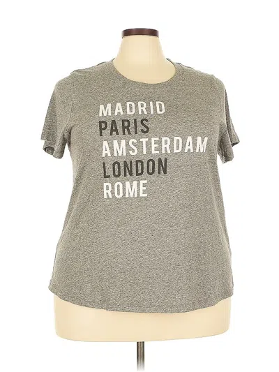 Pre-owned Sol Angeles Short Sleeve T-shirt In Gray