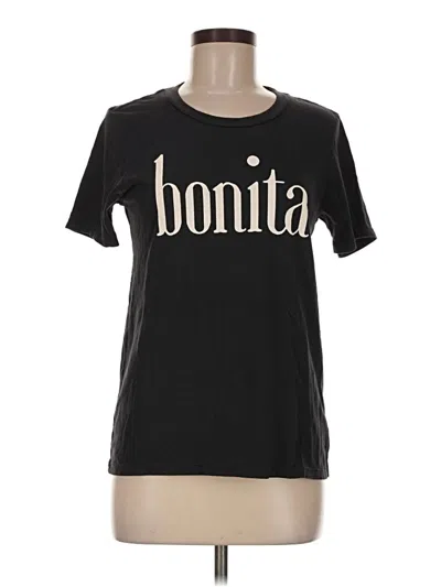 Pre-owned Sol Angeles Short Sleeve T-shirt In Black