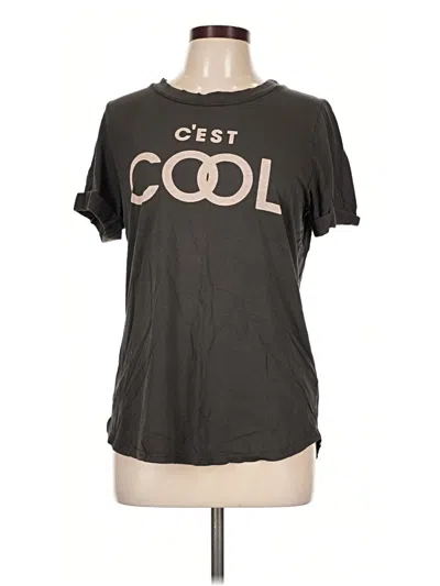 Pre-owned Sol Angeles Short Sleeve T-shirt In Black
