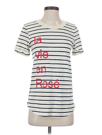 Pre-owned Sol Angeles Short Sleeve T-shirt In White