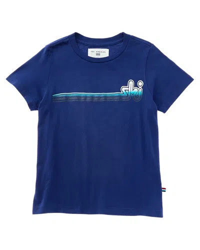 Sol Angeles Kids' Ski Crew Top In Blue