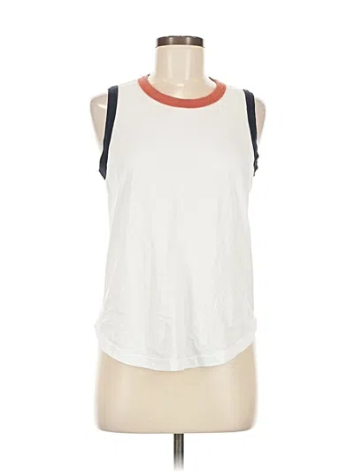 Pre-owned Sol Angeles Sleeveless T-shirt In White