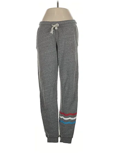 Pre-owned Sol Angeles Sweatpants In Gray