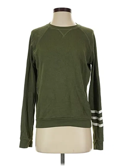 Pre-owned Sol Angeles Sweatshirt In Green