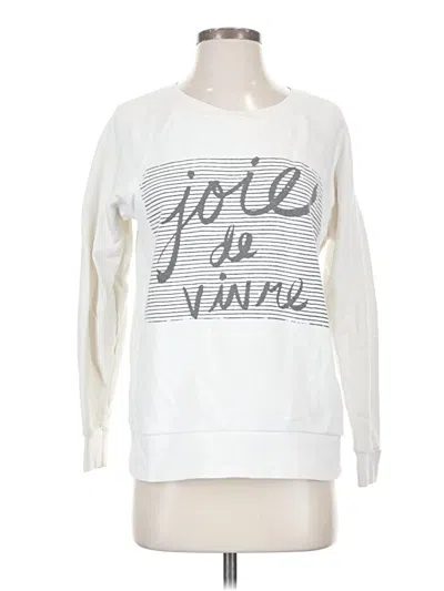 Pre-owned Sol Angeles Sweatshirt In White