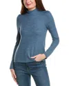 Sol Angeles Thermal Turtleneck Top In Blue