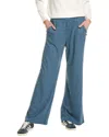 Sol Angeles Thermal Wide Leg Pant In Blue