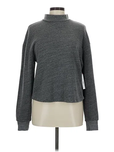 Pre-owned Sol Angeles Turtleneck Sweater In Gray