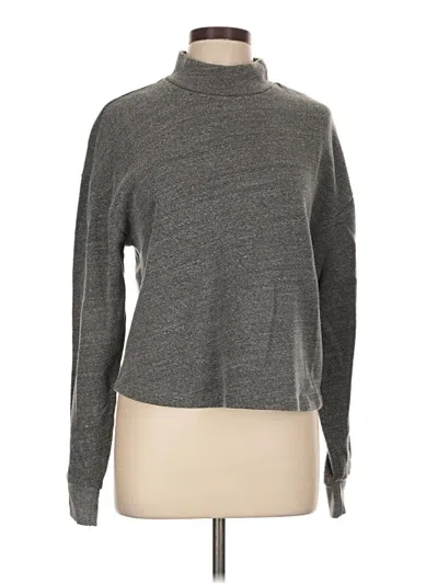 Pre-owned Sol Angeles Turtleneck Sweater In Gray