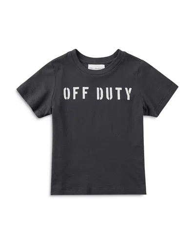 Sol Angeles Unisex Marlow Cotton Off Duty Graphic Tee - Little Kid, Big Kid In V Black