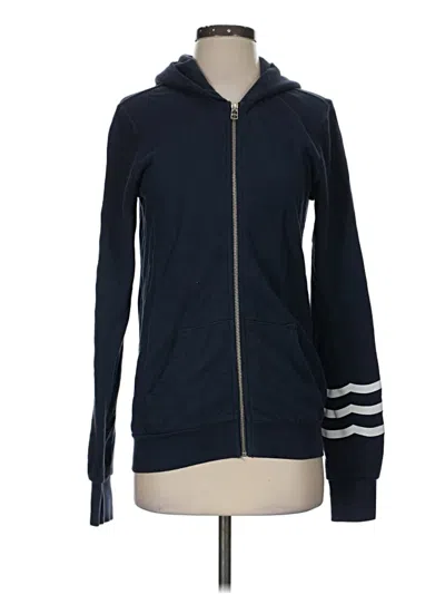 Pre-owned Sol Angeles Zip Up Hoodie In Blue