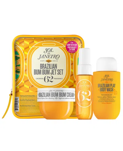 Sol De Janeiro 3-piece Bum Bum Jet Set In No Color