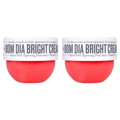Sol De Janeiro Bom Dia Bright Cream By  For Unisex - 2.5 oz Body Cream - Pack Of 2 In Pink