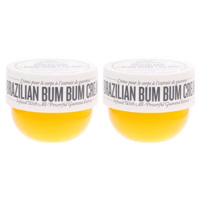 Sol De Janeiro Brazilian Bum Bum Cream By  For Unisex - 2.5 oz Cream - Pack Of 2 In Multi