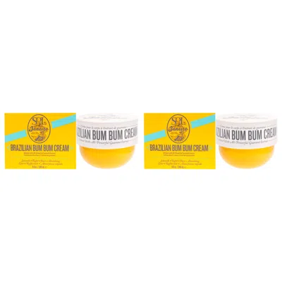 Sol De Janeiro Brazilian Bum Bum Cream By  For Unisex - 8.1 oz Body Lotion - Pack Of 2 In Sand