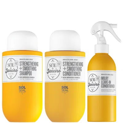 Sol De Janeiro Brazilian Joia Haircare Bundle In White