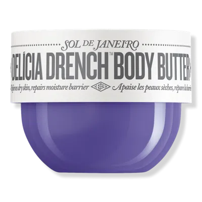 Sol De Janeiro Delicia Drench Deeply Moisturizing Body Butter For Dry Skin - 2.5 oz