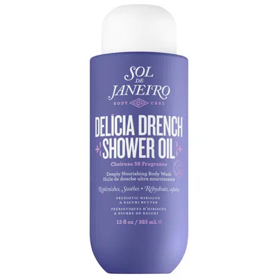 Sol De Janeiro Delícia Drench Moisturizing Shower Oil For Dry Skin 13 oz / 385 ml