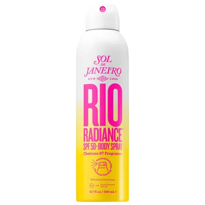 Sol De Janeiro Rio Radiance Spf 50 Body Spray Sunscreen With Niacinamide 6.7 Fl. oz / 200 ml In White