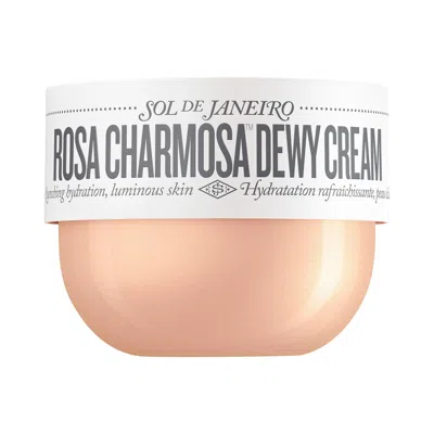 Sol De Janeiro Rosa Charmosa Dewy Body Cream With Rosewater + Crystal Peptides 8 Oz/240 ml In Transparent