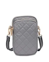Sol & Selene Divide & Conquer Quilted Crossbody In Carbon