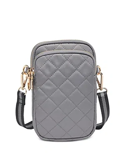 Sol & Selene Divide & Conquer Quilted Crossbody In Carbon