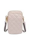 Sol & Selene Divide & Conquer Quilted Crossbody In Gold