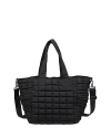 Sol & Selene Dreamer Puffer Extra Large Tote In Black