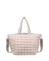 Sol & Selene Dreamer Puffer Extra Large Tote In Cream